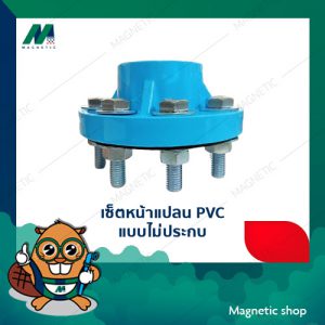 เซ็ตหน้าจาน เซ็ตหน้าแปลน PVC 10K ด้านเดียว แบบไม่ประกบ
