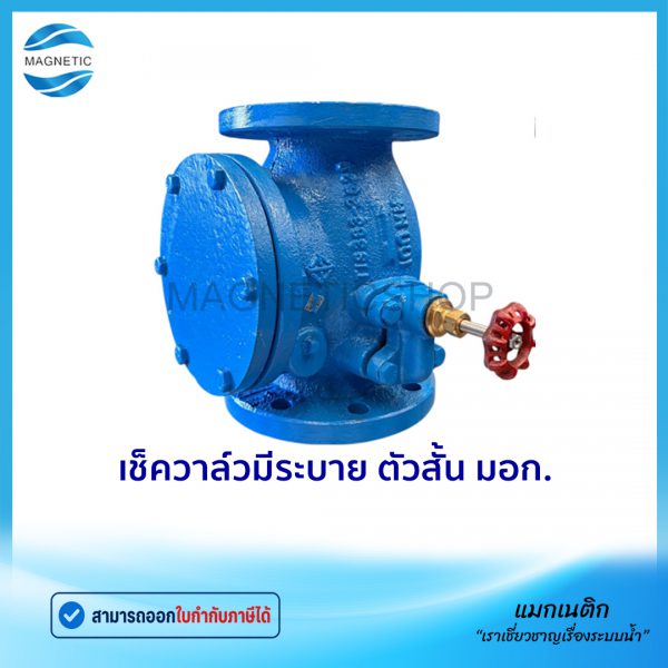 เช็ควาล์ว มีระบาย ตัวสั้น มอก.Tem