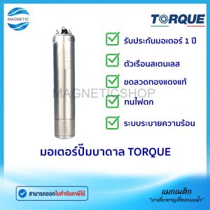 มอเตอร์ปั๊มบาดาล TORQUE ( ซัมเมอร์ส submerible pump )
