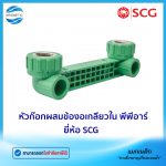 หัวก๊อกผสมข้องอเกลียวใน PPR.Tem